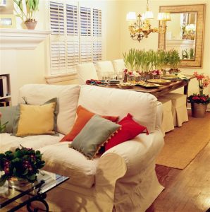 elegant dining area | hosting guests