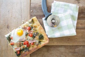 Ham Breakfast Pizza Recipe