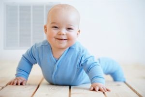 a happy baby | steps
