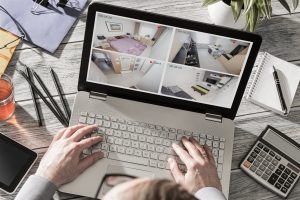 CCTV view in laptop | Chattanooga Home Inspector | home security Chattanooga