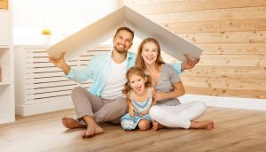 family under cardboard roof | Chattanooga Home Inspector | New roofing Chattanooga